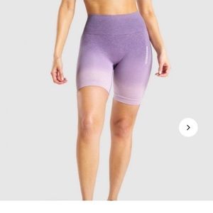 gymshark biker short set BARELY WORN